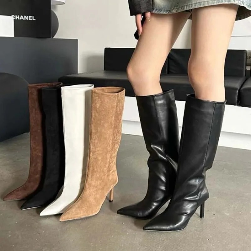 Luxury Lifestyle Shoes - 럭셔리 여성 롱 부츠 패션 스웨이드