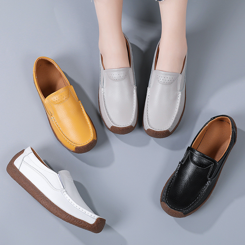 정품 가죽 여성 캐주얼 신발, 레저 스니커즈, 여성 럭 - Luxury Lifestyle Shoes 리뷰 및 가격