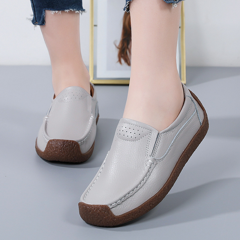 정품 가죽 여성 캐주얼 신발, 레저 스니커즈, 여성 럭 - Luxury Lifestyle Shoes 리뷰 및 가격