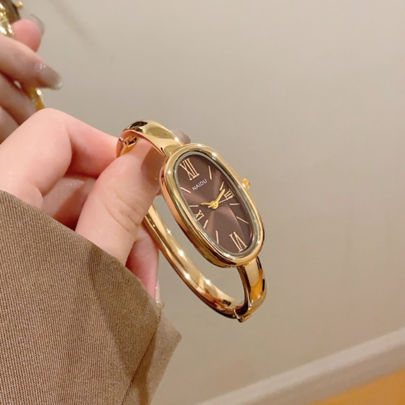 탑 브랜드 여성용 타원형 로마숫자 다이얼 쿼츠 시계 심 - Luxury Lifestyle Women 리뷰 및 가격