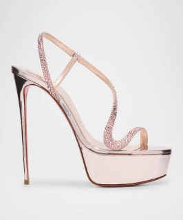 메탈릭 가죽 플랫폼 스틸레토 샌들 섹시 로즈 골드 20 - Luxury Lifestyle Shoes 리뷰 및 가격